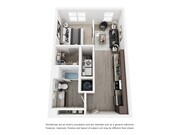 Terminal - Studio, 1 Bath, 472 sq. ft.