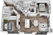 K - 2 Bedroom / 2 Bath