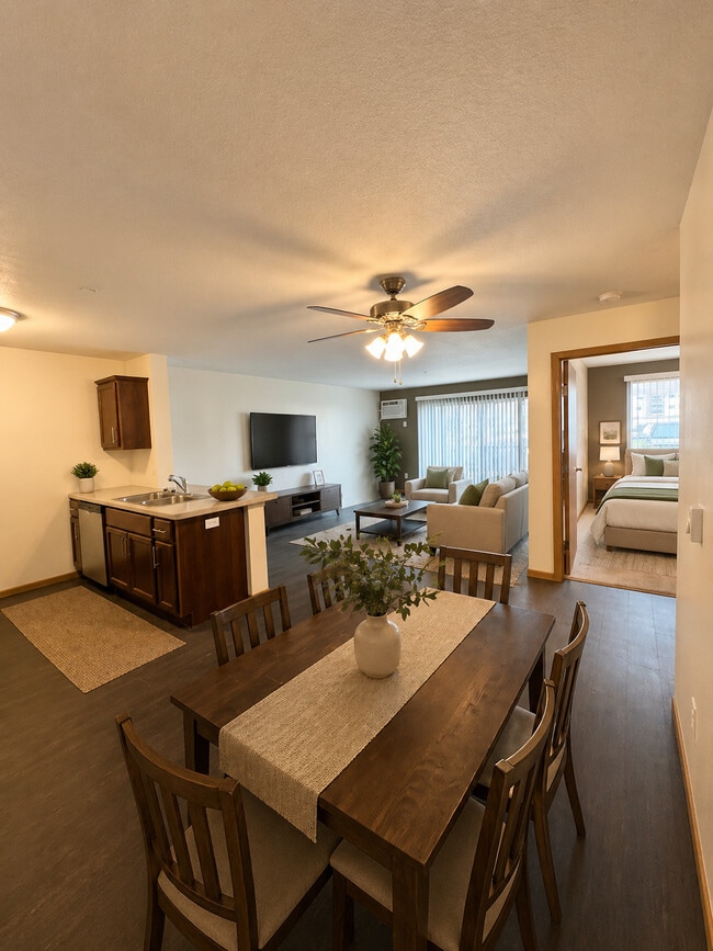 1BR, 1BA - Living Room
