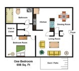 1BR/1BA