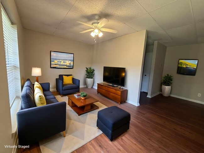 Step into stylish living at Arbor Terrace. This inviting living space features modern furnishings, natural light, and an open layout perfect for relaxation or entertaining. Elevate your lifestyle today-schedule your visit now!