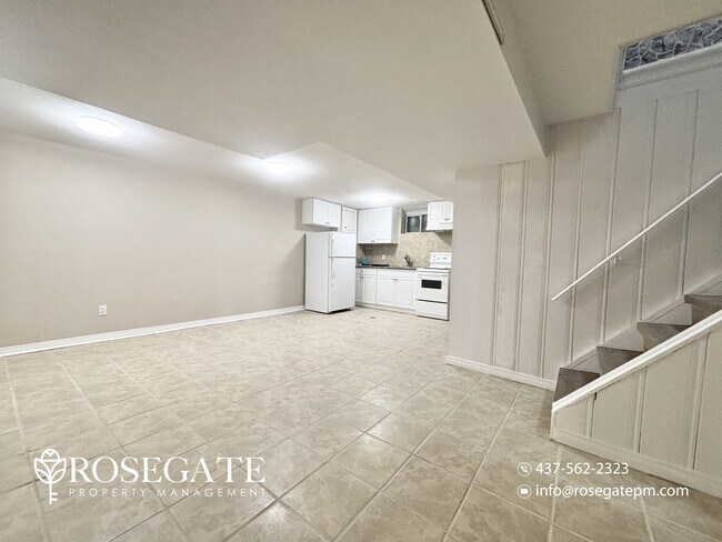 Photo - Pet-Friendly 2-Bedroom Corner Basement Apartment with Backyard – Hamilton Unit 2