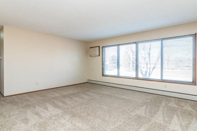 Large windows in the living area