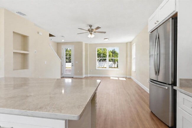 Open concept kitchen and living - Casablanca Condos