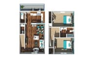 Two Bedroom One and A Half Bathroom