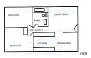 2BR/1BA