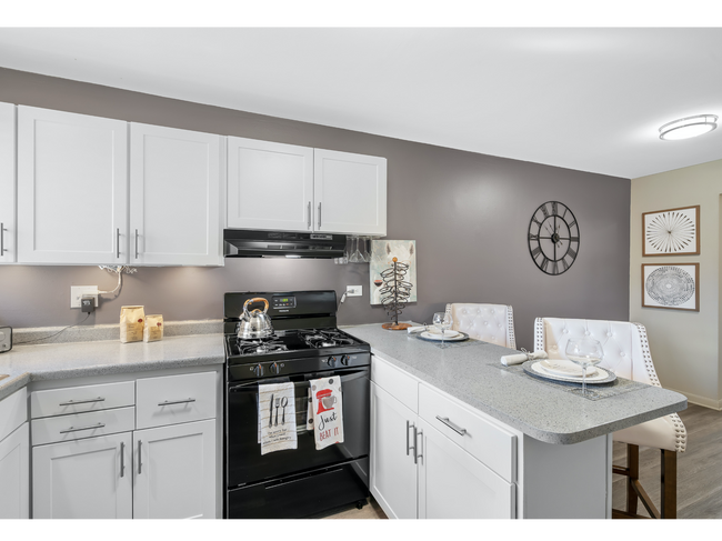 Cocina & espacio de encimera | Apartments en alquiler ganar Mt. Prospect, IL, | The Eclipse en 1450