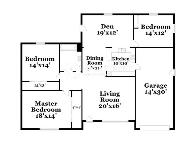 Photo - 3 Bedroom Pet-Friendly Home in New Port Richey, FL with Main Street Renewal