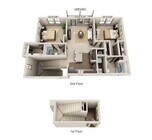 2 Bedroom | 2 Bath | 1179 SF