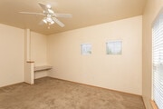 2BR, 2BA - 1108SF "Sapphire" Bedroom With Built-In Desk