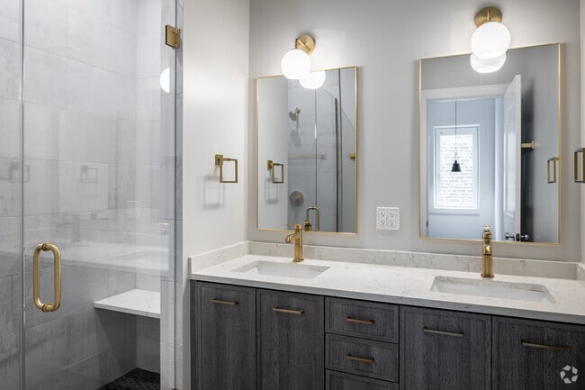 3BR, 2BA - 1,500SF - Primary Bathroom - Wrigley Flats
