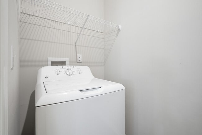 Full-size washer and dryer