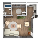 Explore este acogedor apartamento contemporáneo, cuidadosamente diseñado para combinar estilo y comodidad.
