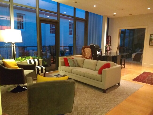 living room connects to guest bedroom - 2516 Q St NW Unit Q305