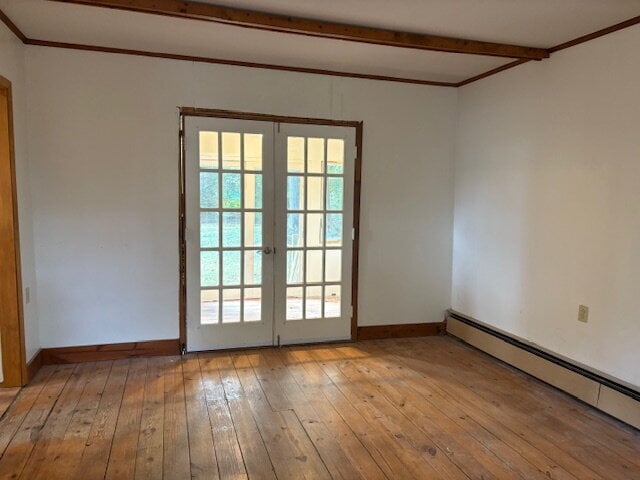 Photo - Hardwood floors and beautiful back yard in...