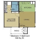 1BR/1BA