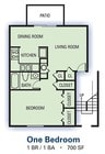 1BR/1BA