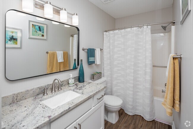 1BR, 1BA - Deluxe - 701SF - Bathroom