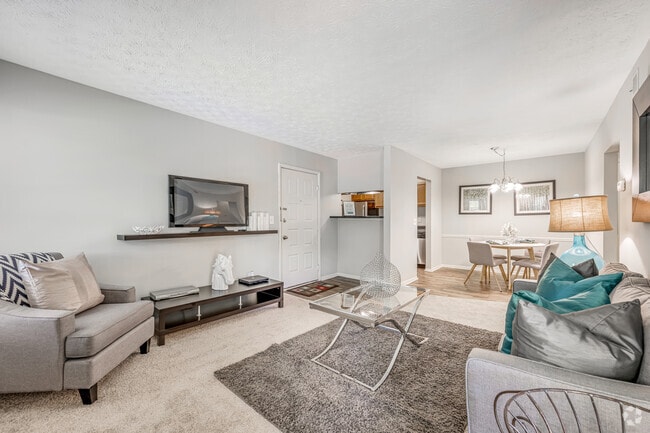 Banyan 1BR, 1BA - 855SF - Living Room