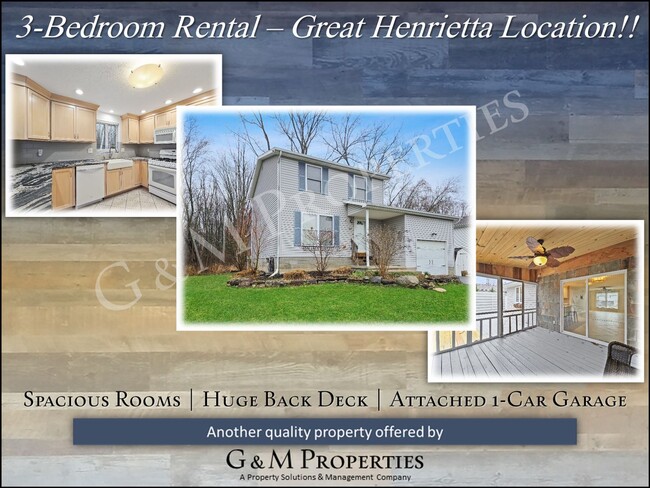 3-Bedroom Home Rental - Great Henrietta Lo... - 3-Bedroom Home Rental - Great Henrietta Lo...