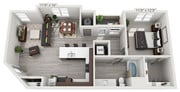 Solana Olde Town Station - Onyx - 1 Beds - 1 Baths - 849 Sq. ft.