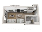 Studio - 314 SF