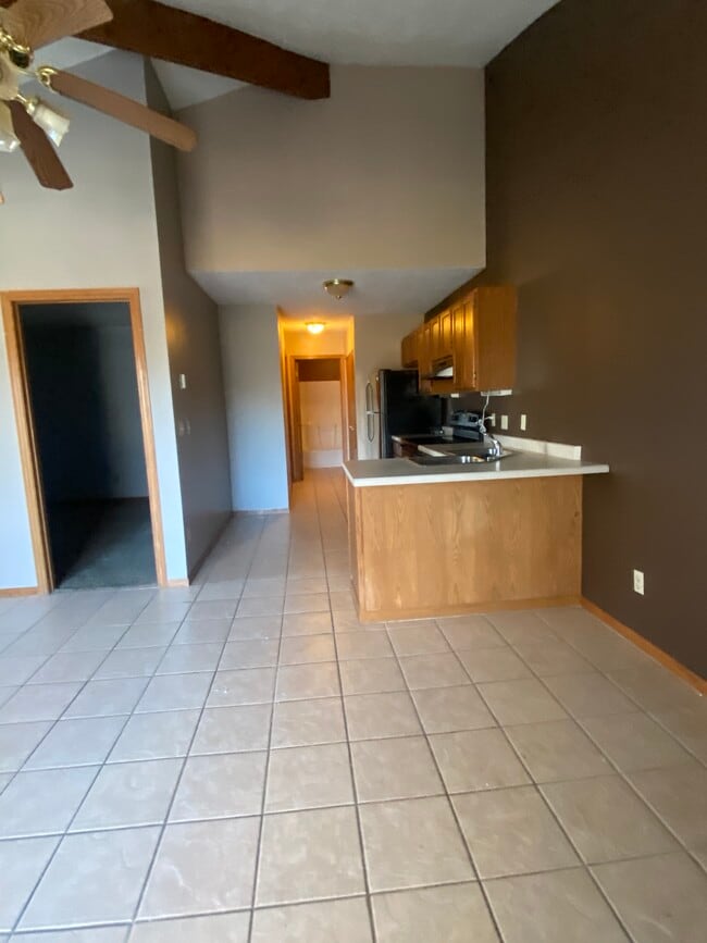 door into bedroom 1 and kitchen - 205 W Cherry St Unit D