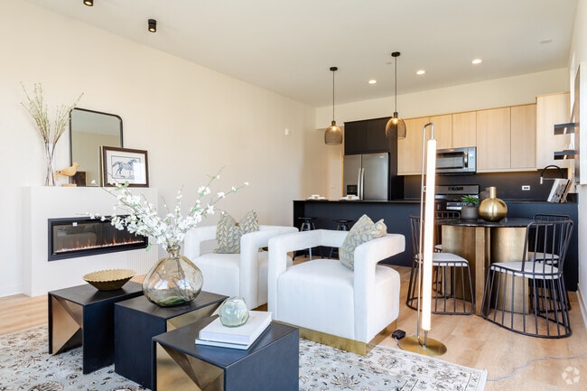 2BR 2BA - Kitchen/Dining/Living - Lakeland Lofts Apartments