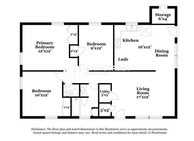 3 Bedroom Pet-Friendly Home in Indianapolis, IN with Main Street Renewal