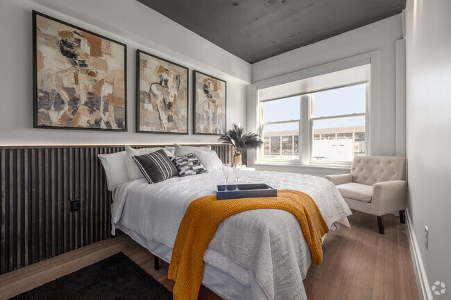 Dormitorio modelo 1BR - The Travis Building