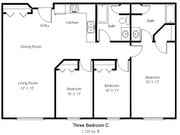 3 C 3BR/2BA
