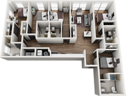 Signature 1909 5x5 Durango A Floor Plan