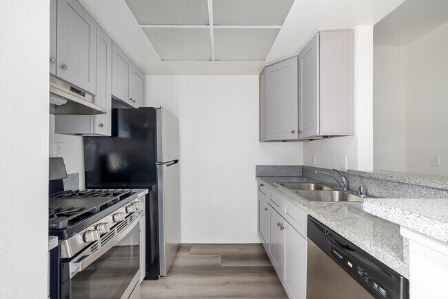1BR, 1BA - 600SF - Kitchen