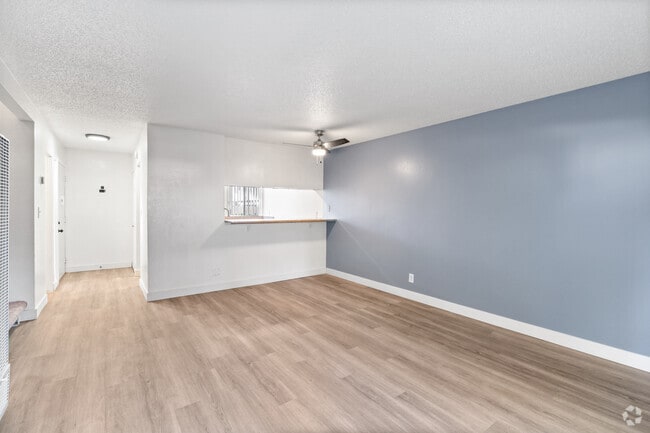 2BR, 1.5BA - 850SF - Living/ Dining Room - Villa Palazzo