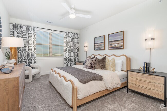 2 habitaciones, 2 baños, 1167 pies cuadrados, dormitorio principal - Aura Avant