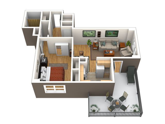 1 Bedroom - 1 Bedroom
