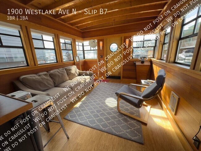 Photo - Lake Union - Unique Houseboat Vessel - 1 B... Unit Slip B7