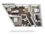 B4 floor plan The Carson