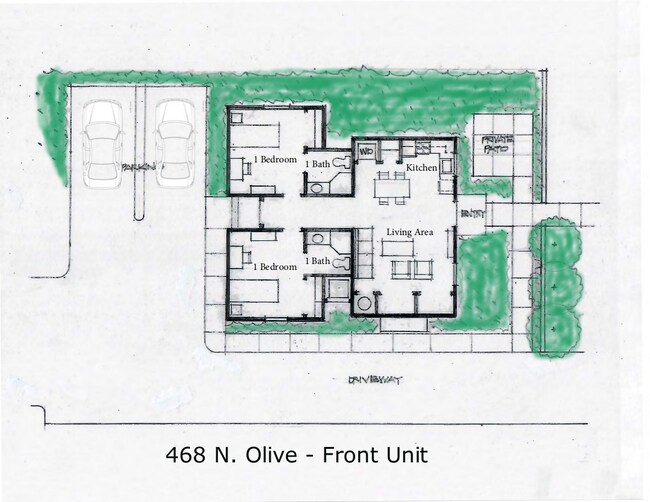 Photo - Olive (468-470) Unidad Olive (468)-Front