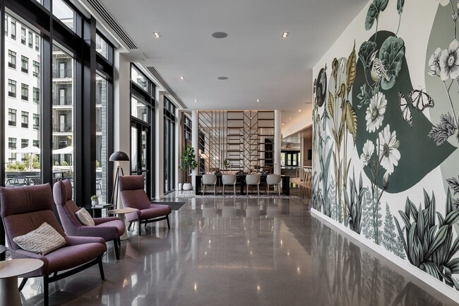Amenity Core and Mural