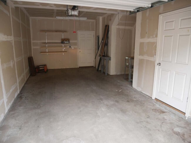 Large Garage with room for one car and storage