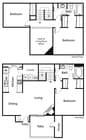 Canyon floor plan Verano Townhomes