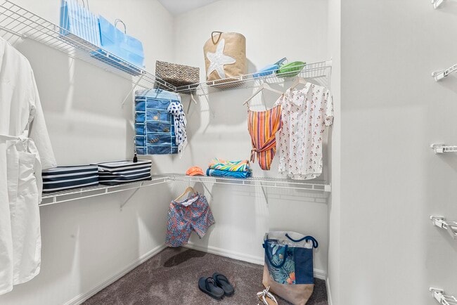 Your wardrobe's new best friend awaits with our massive walk-in closets.
