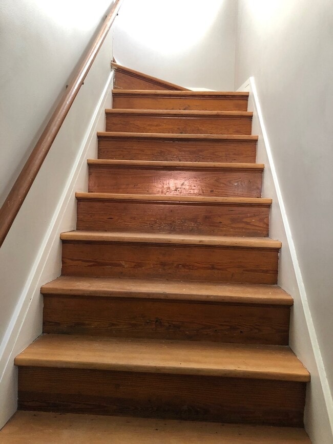 stairs into upstairs apartment - 375 Fisher Rd Unit 375