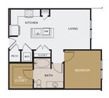 A1 floor plan Broadstone Oliver