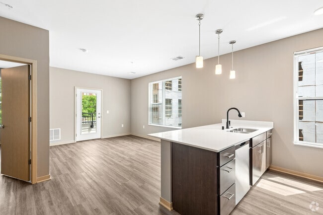1BR, 1BA - 696SF - Living Room