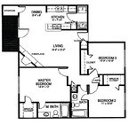 3BR/2BA