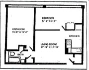 2BR/1BA