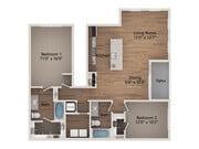 B5 floor plan The Landing at Tiffany Springs