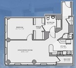 1BR/1BA